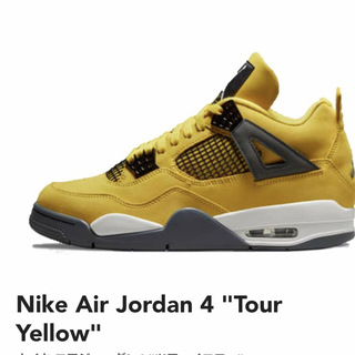 ナイキ(NIKE)のNIKE AIR Jordan4 tour yellow 新品(スニーカー)