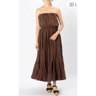 美品☆MARIHAコットンワンピース(ロングワンピース/マキシワンピース)