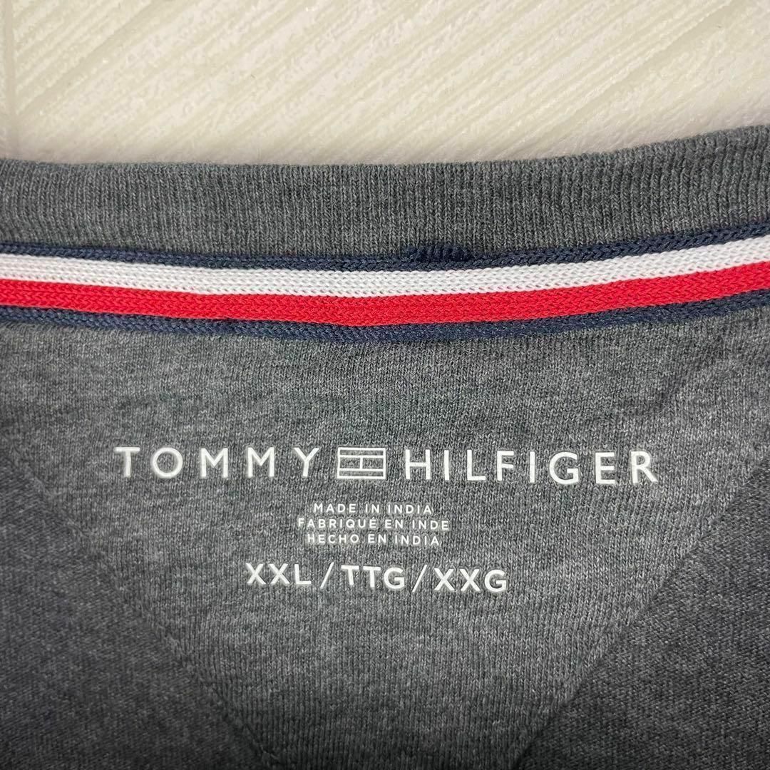TOMMY HILFIGER(トミーヒルフィガー)のトミー ヒルフィガー Tシャツ オーバーサイズ 刺繍ロゴ ワンポイント US古着 メンズのトップス(Tシャツ/カットソー(半袖/袖なし))の商品写真