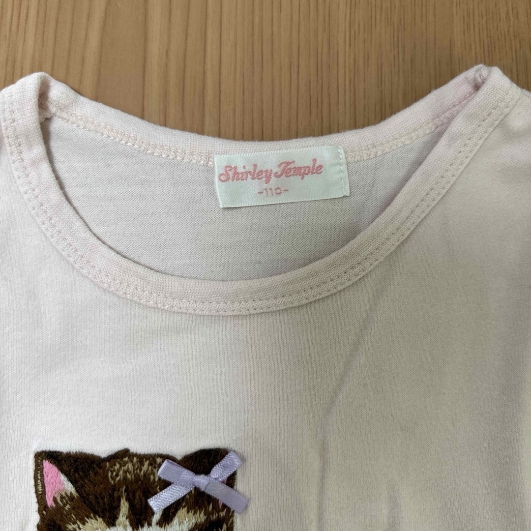 Shirley Temple(シャーリーテンプル)のシャーリーテンプル  ねこ　ロンT キッズ/ベビー/マタニティのキッズ服女の子用(90cm~)(Tシャツ/カットソー)の商品写真