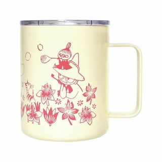 MOOMIN ステンレスマグカップ 350ml 蓋付き 真空二重構造 箱入り 母(弁当用品)