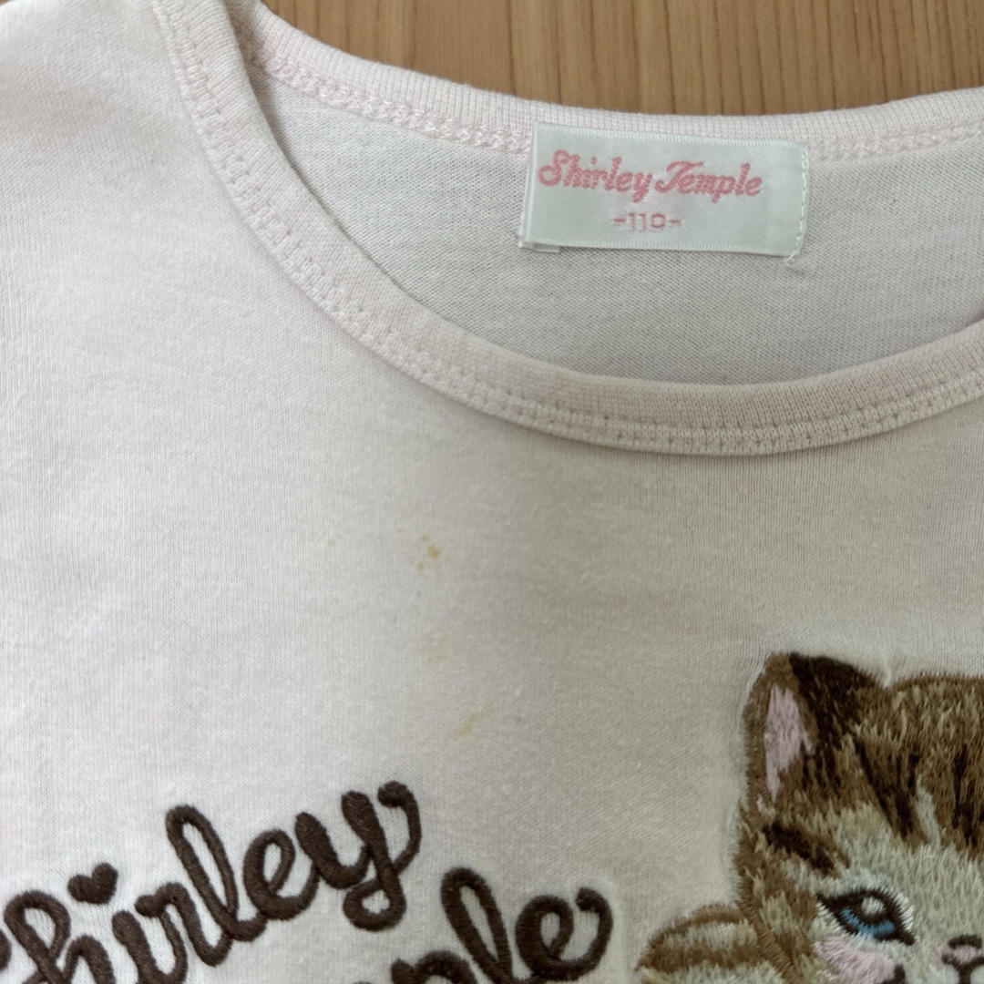 Shirley Temple(シャーリーテンプル)のシャーリーテンプル  ねこ　ロンT キッズ/ベビー/マタニティのキッズ服女の子用(90cm~)(Tシャツ/カットソー)の商品写真