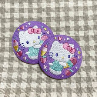 サンリオ(サンリオ)の＊未使用＊ サンリオ SANRIO ハローキティ 刺繍缶バッジ (バッジ/ピンバッジ)