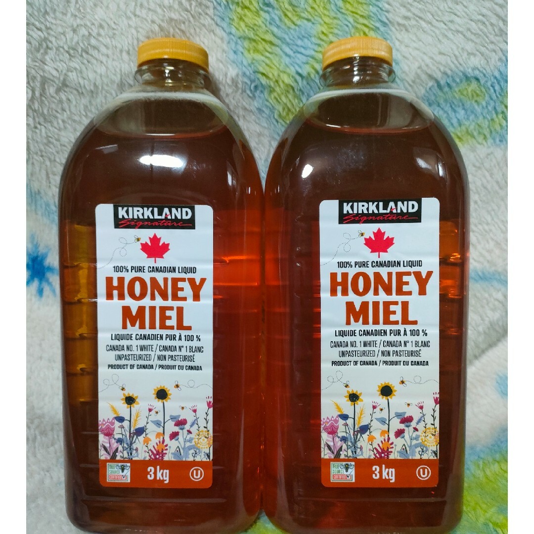 KIRKLAND(カークランド)のカークランドシグネチャー はちみつ 3kg×２個 食品/飲料/酒の健康食品(その他)の商品写真