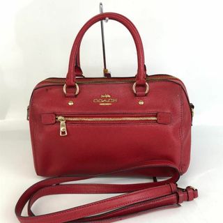 コーチ(COACH)のCOACH コーチ 2way ショルダーバッグ レッド レディース ブランド(ショルダーバッグ)