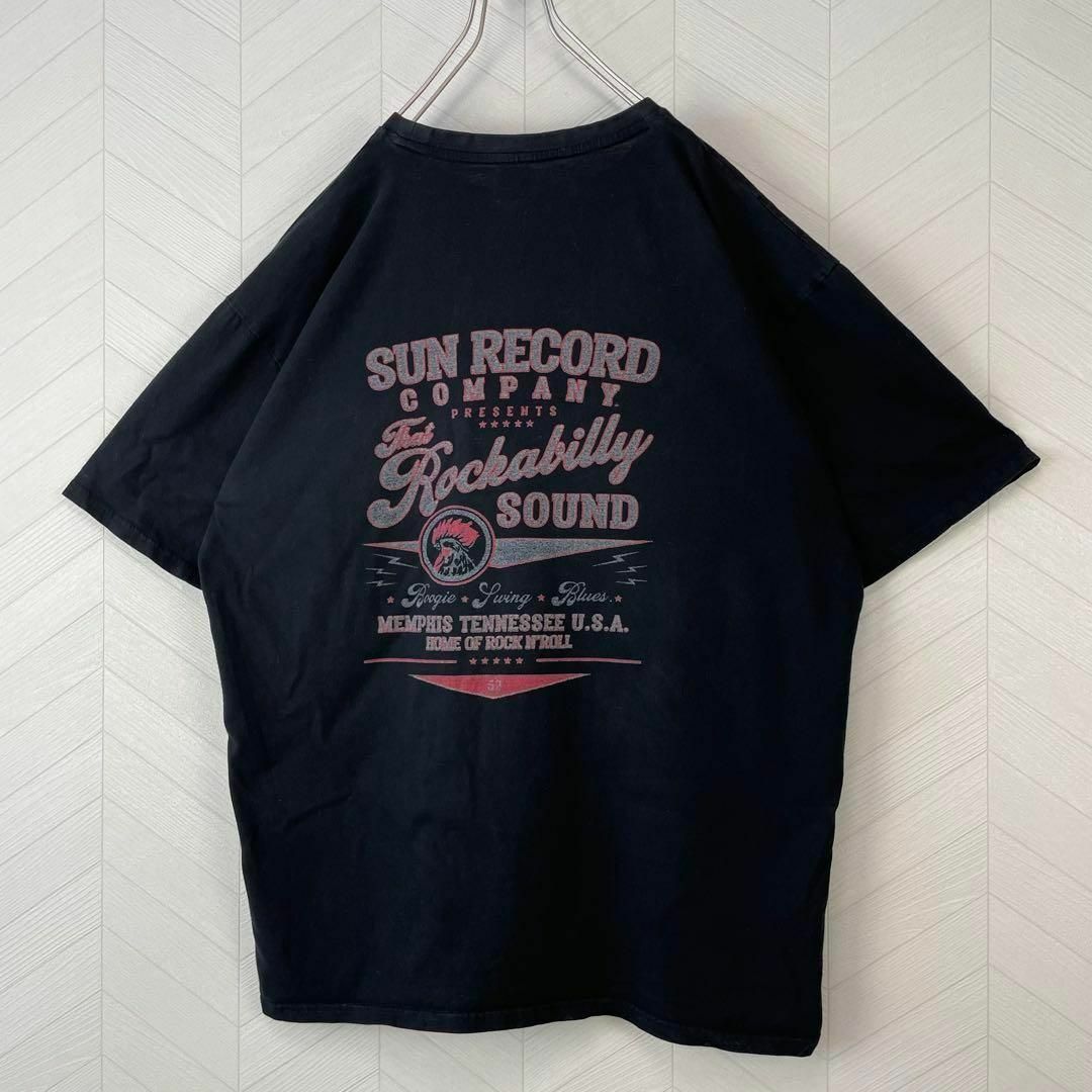 希少 Sun Record サンレコード Tシャツ 両面プリント 半袖 2XL メンズのトップス(Tシャツ/カットソー(半袖/袖なし))の商品写真