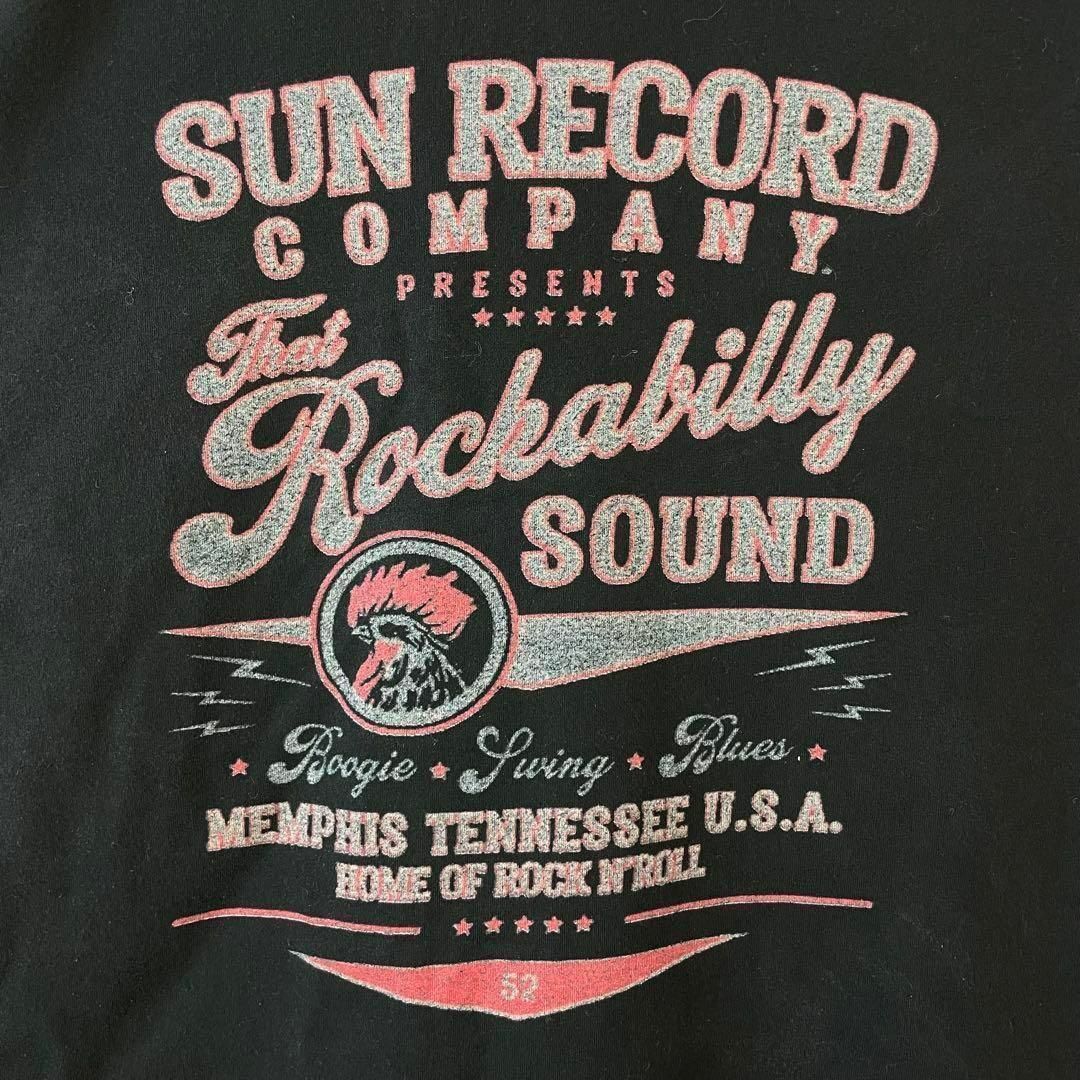 希少 Sun Record サンレコード Tシャツ 両面プリント 半袖 2XL メンズのトップス(Tシャツ/カットソー(半袖/袖なし))の商品写真