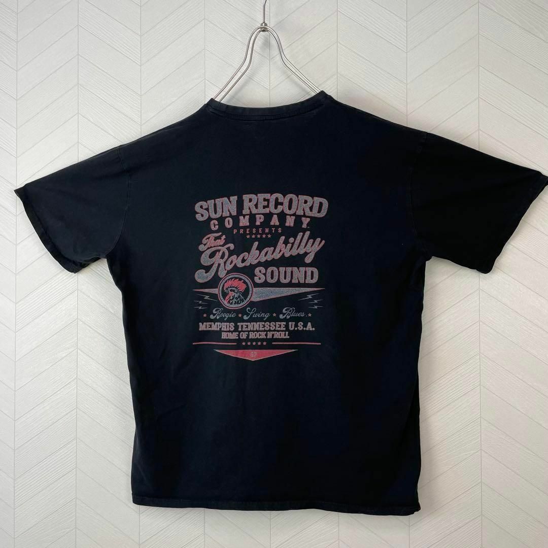 希少 Sun Record サンレコード Tシャツ 両面プリント 半袖 2XL メンズのトップス(Tシャツ/カットソー(半袖/袖なし))の商品写真