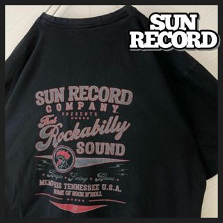希少 Sun Record サンレコード Tシャツ 両面プリント 半袖 2XL(Tシャツ/カットソー(半袖/袖なし))