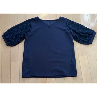 シマムラ(しまむら)のクロッシー　大人の美スタイル　トップス　未使用タグ付　送料込み(Tシャツ(半袖/袖なし))