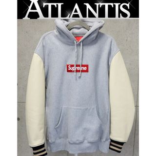 シュプリーム(Supreme)のSupreme 銀座店 シュプリーム 美品 JUNYA WATANABE COMME des GARCONS MAN Box Logo Hoodie パーカー size:L グレー 94801(パーカー)