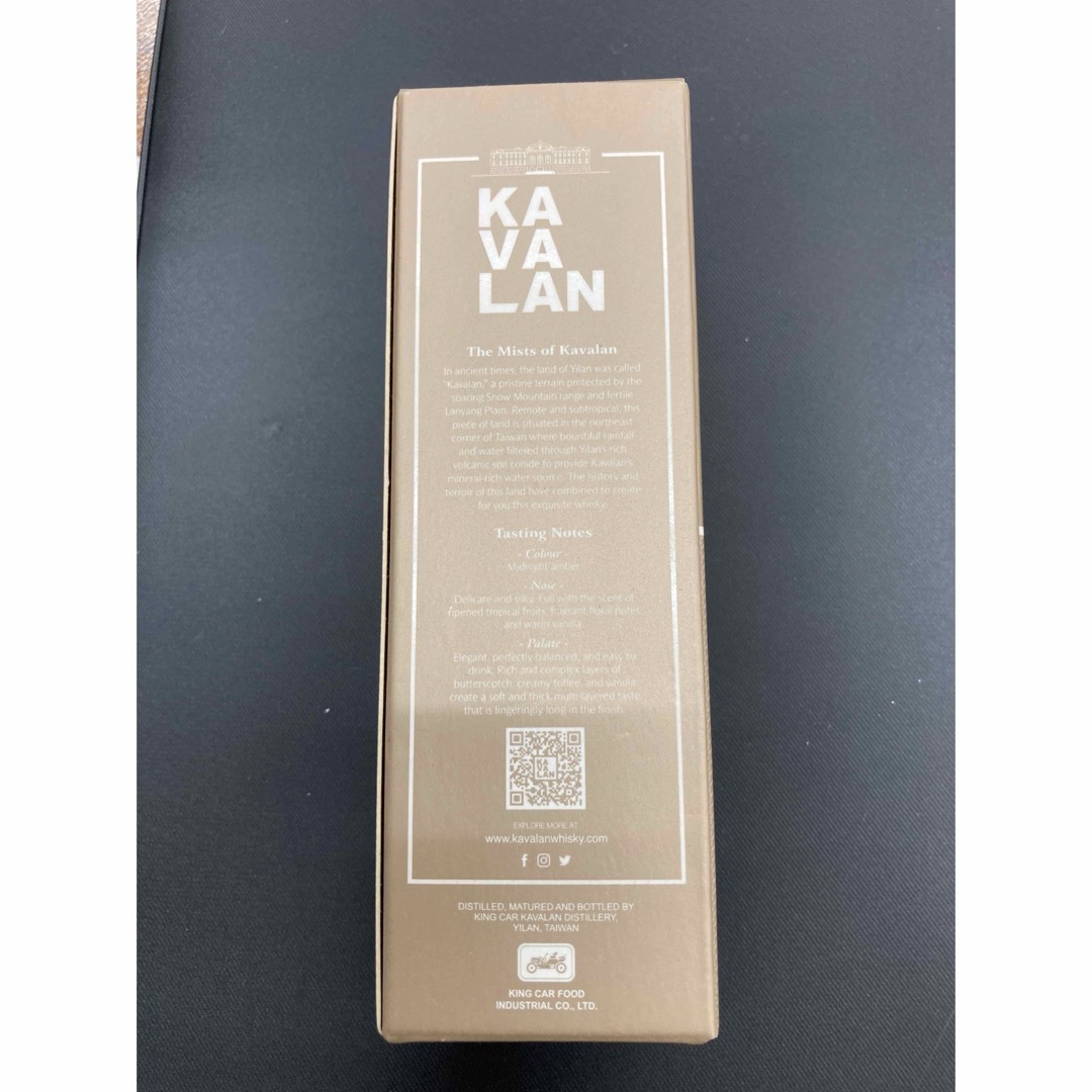 カバランKAVALAN  ディスティラリー・セレクトNo1  　50ml  食品/飲料/酒の酒(ウイスキー)の商品写真