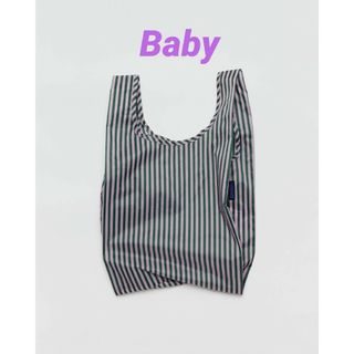 バグゥ(BAGGU)のBAGGU　エコバッグ　ベビー　Baby　ライラックパープル×グリーン　新品(エコバッグ)