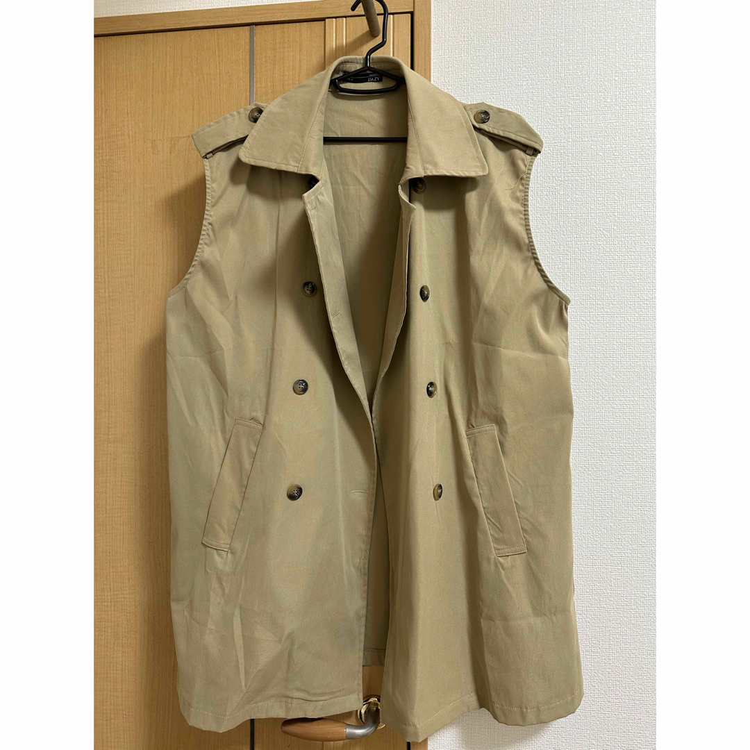 SHEIN(シーイン)のベストトレンチコート レディースのジャケット/アウター(トレンチコート)の商品写真