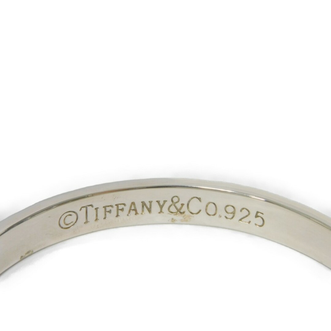 Tiffany & Co.(ティファニー)のTIFFANY&Co. ティファニー ノーツ ナロー スターリングシルバー ブレスレ ブレスレット 727 Fifth Avenue NewYork 925 シルバー バングル レディースのアクセサリー(ブレスレット/バングル)の商品写真