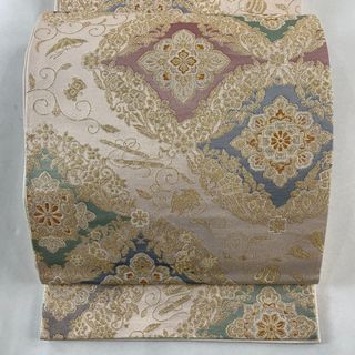 袋帯 美品 秀品 六通 正絹 【中古】(帯)