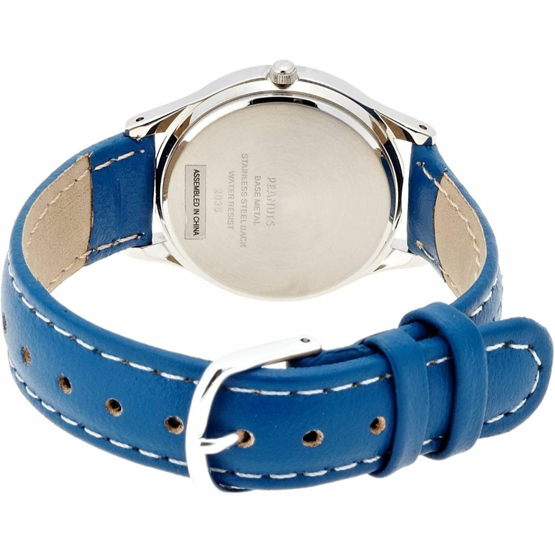 色:ブルーシチズン Q&Q 腕時計 アナログ スヌーピー 防水 革ベルト A レディースのファッション小物(腕時計)の商品写真