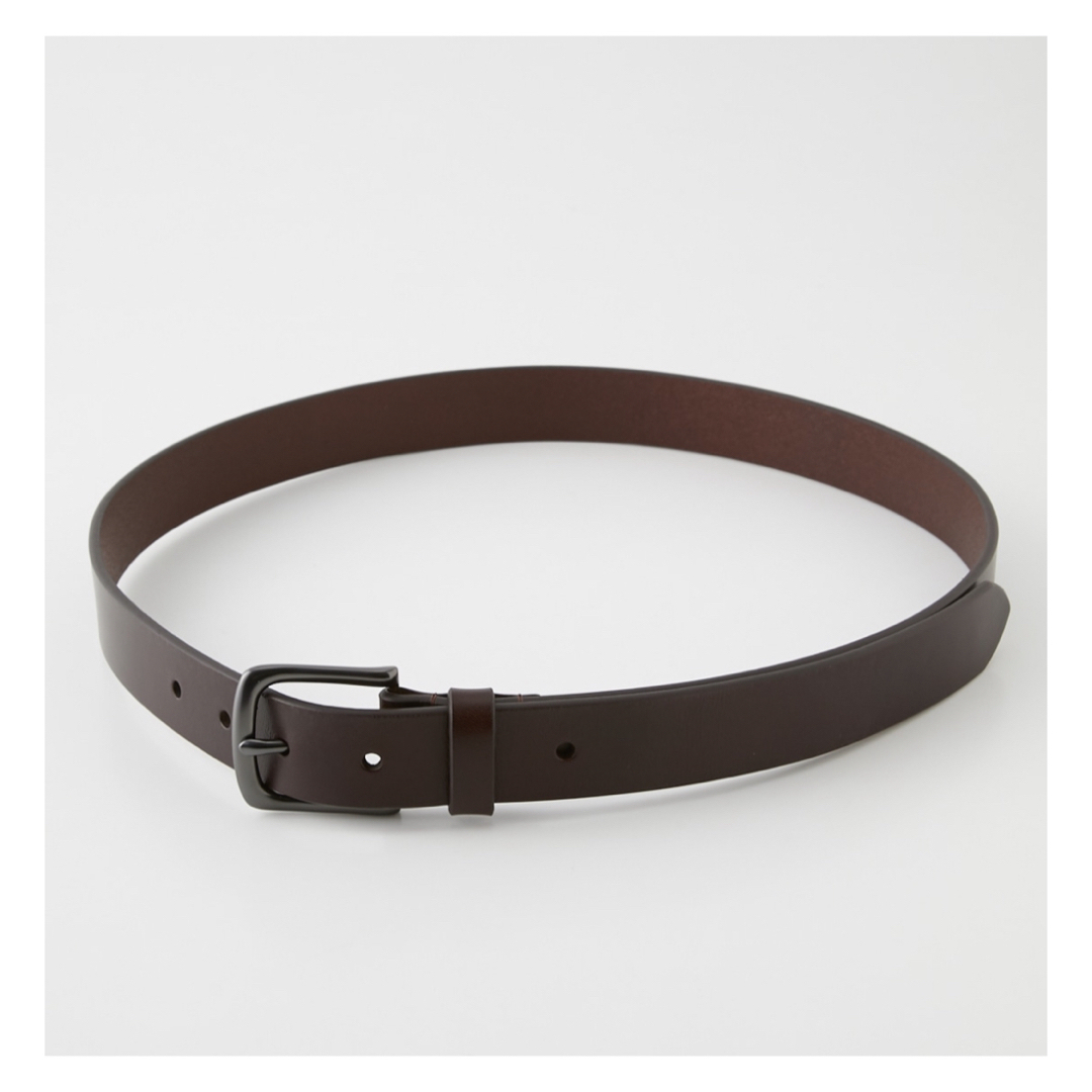 AZUL by moussy(アズールバイマウジー)のAZUL アズール　BASIC LEATHER BELT レザー　ベルト　茶色 メンズのファッション小物(ベルト)の商品写真