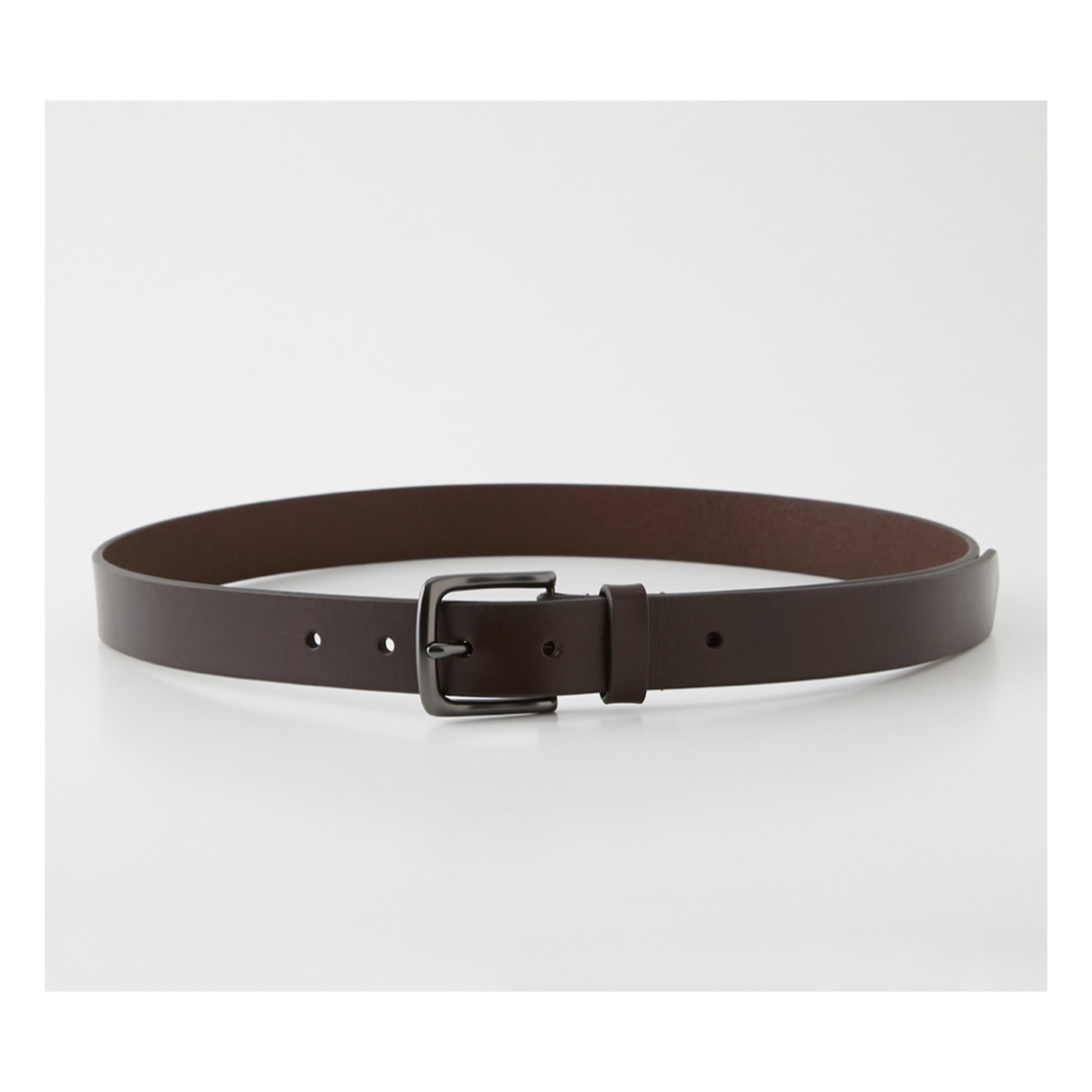 AZUL by moussy(アズールバイマウジー)のAZUL アズール　BASIC LEATHER BELT レザー　ベルト　茶色 メンズのファッション小物(ベルト)の商品写真