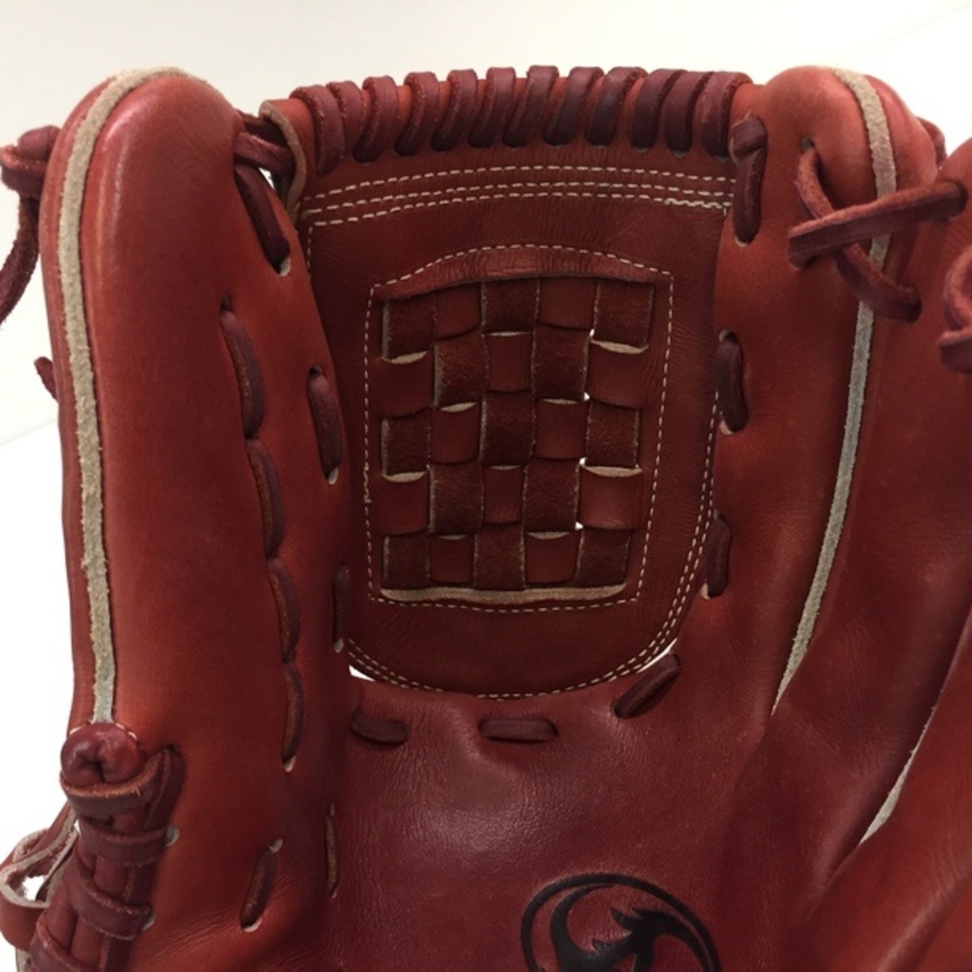 中古品 アシュラ ASURA 硬式 投手用グローブ 刺繍入り 9761 スポーツ/アウトドアの野球(グローブ)の商品写真