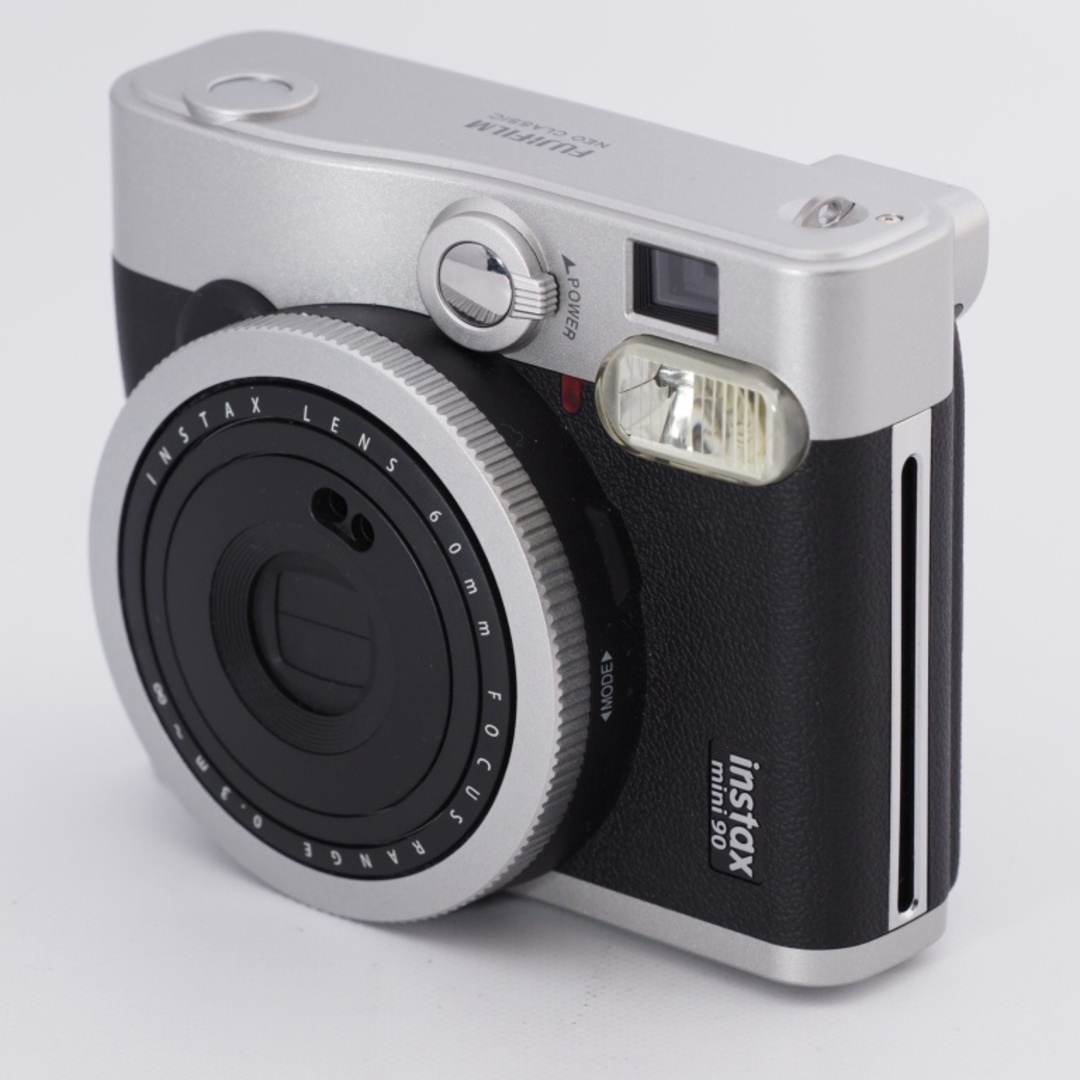 富士フイルム(フジフイルム)のFUJIFILM フジフイルム インスタントカメラ チェキ instax mini 90 ネオクラシック ブラック INS MINI 90 NC #9525 スマホ/家電/カメラのカメラ(フィルムカメラ)の商品写真