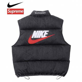シュプリーム(Supreme)のSupreme x Nike Denim Puffer Vest "Black(パーカー)