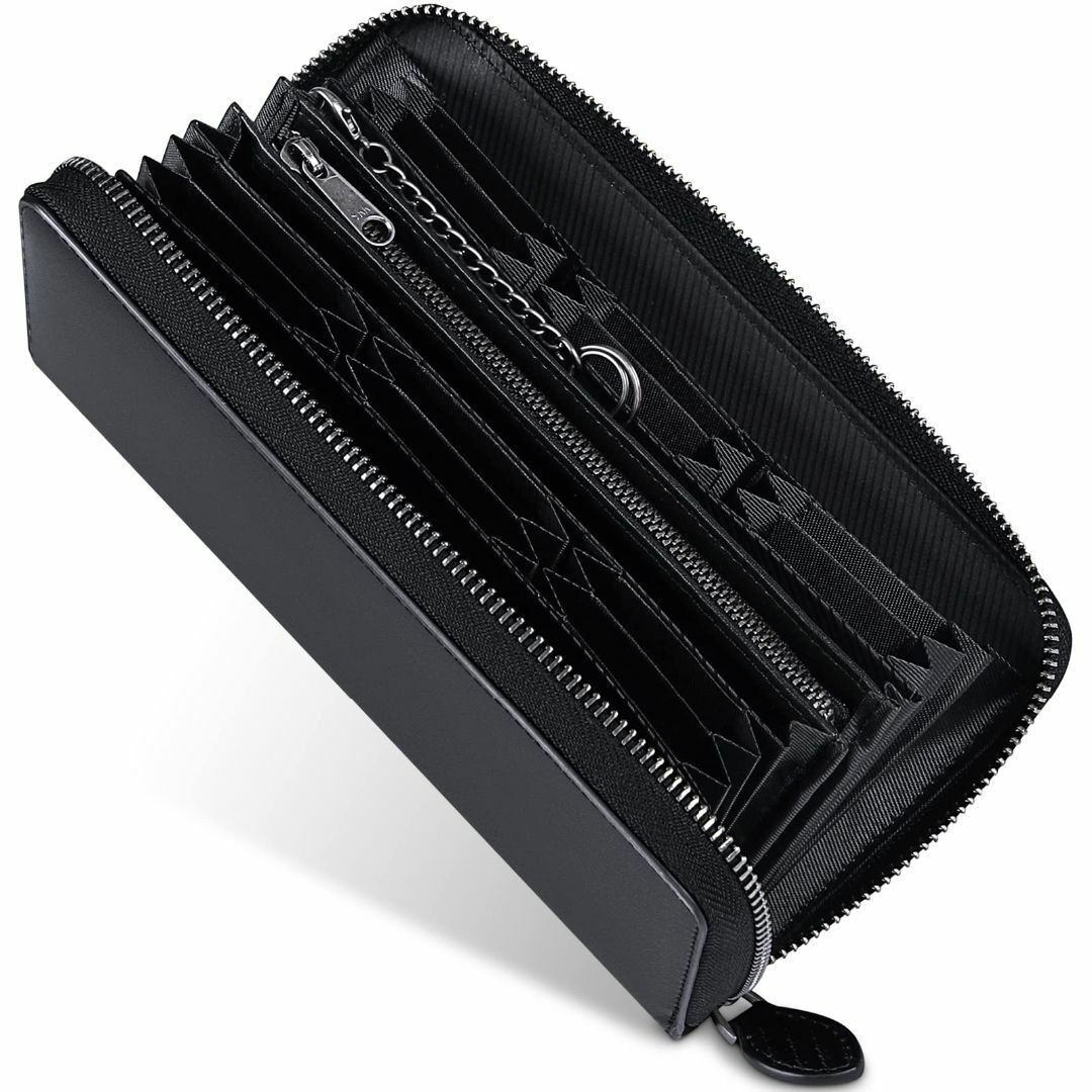 色:黒DAHONGPAO 財布 メンズ 長財布 20枚カード収納 大容量 Y メンズのバッグ(その他)の商品写真