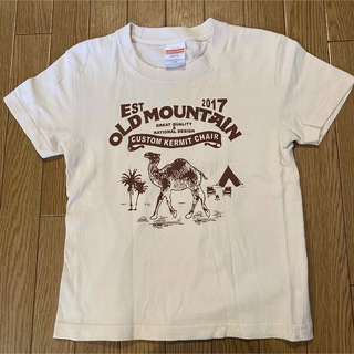 オールドマウンテン キッズ Tシャツ 120 oldmountain ラクダ(Tシャツ/カットソー)