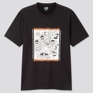 ユニクロ(UNIQLO)の【 未使用 】 ユニクロ UT コラボ 黒 おそ松くん(Tシャツ/カットソー(半袖/袖なし))