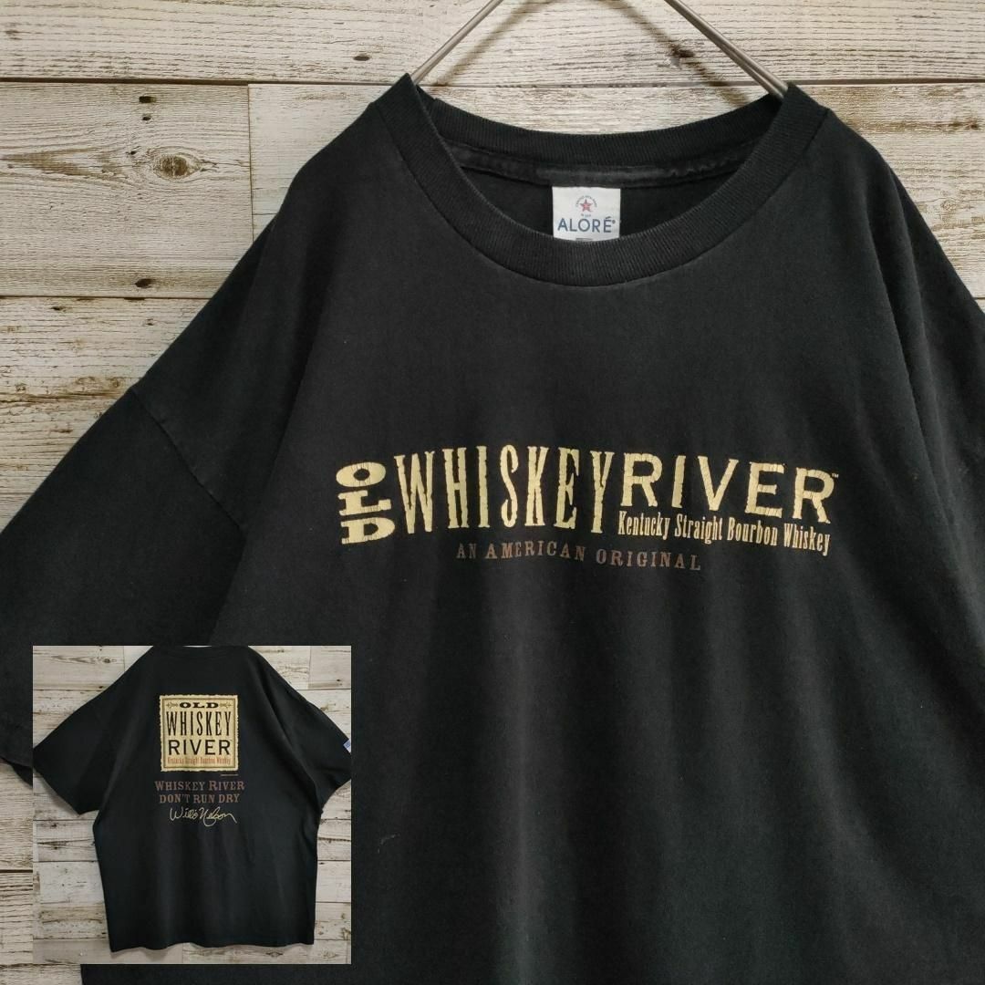 【587】90sUS製OldWhiskeyRiverシングルステッチＴシャツ古着 メンズのトップス(Tシャツ/カットソー(半袖/袖なし))の商品写真