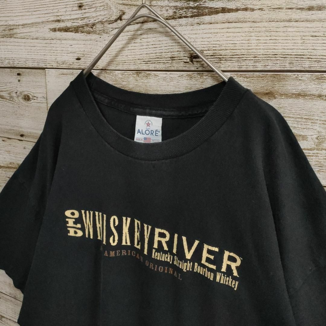 【587】90sUS製OldWhiskeyRiverシングルステッチＴシャツ古着 メンズのトップス(Tシャツ/カットソー(半袖/袖なし))の商品写真