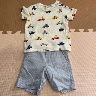 エイチアンドエム(H&M)のH&M 上下セット6-12M(Ｔシャツ)