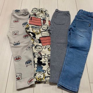 ユニクロ(UNIQLO)のパンツ　４点セット　100(その他)