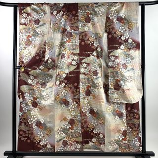 振袖 身丈157cm 裄丈62cm 正絹 秀品 【中古】(着物)