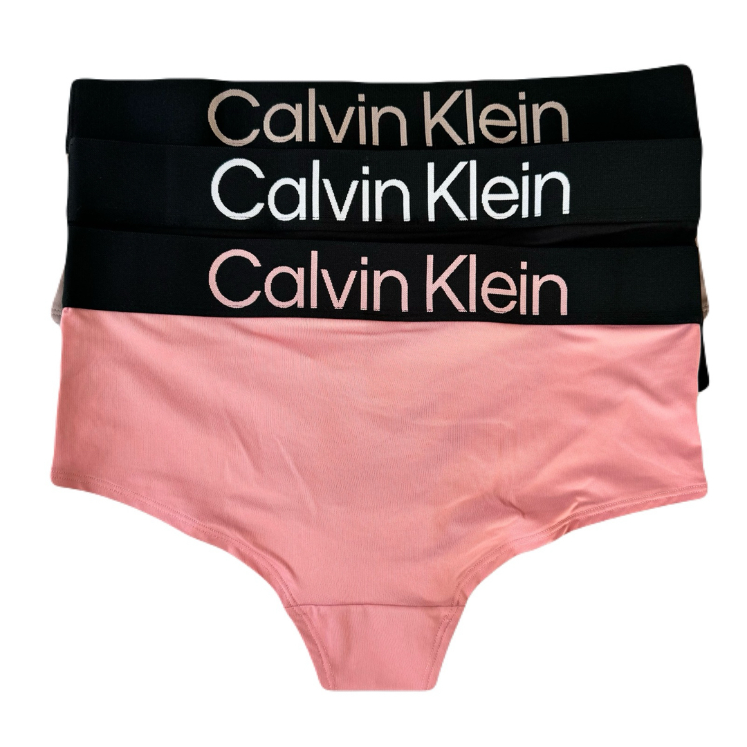 Calvin Klein(カルバンクライン)の大きめロゴ Calvin Klein ショーツ Mサイズ 3枚セット その他のその他(その他)の商品写真
