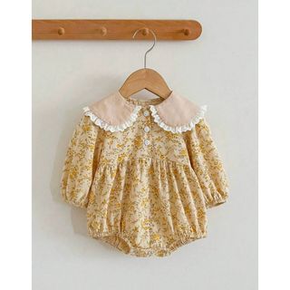 シーイン(SHEIN)のSHEIN 花柄ロンパース(ロンパース)