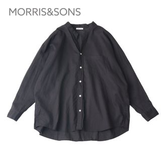 モリスアンドサンズ(MORRIS & SONS)のMORRIS & SONS バンドカラードルマンスリーブシャツ(シャツ/ブラウス(長袖/七分))