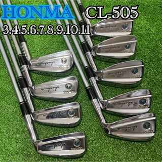 ホンマゴルフ(本間ゴルフ)のC608 HONMA ホンマ CL-505 緑モグラ マッスルバック 右利き(クラブ)