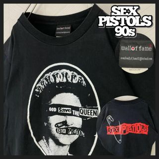 ミュージックティー(MUSIC TEE)の超希少 90s SEX PISTOLS Tシャツ シングルステッチ 両面プリント(Tシャツ/カットソー(半袖/袖なし))