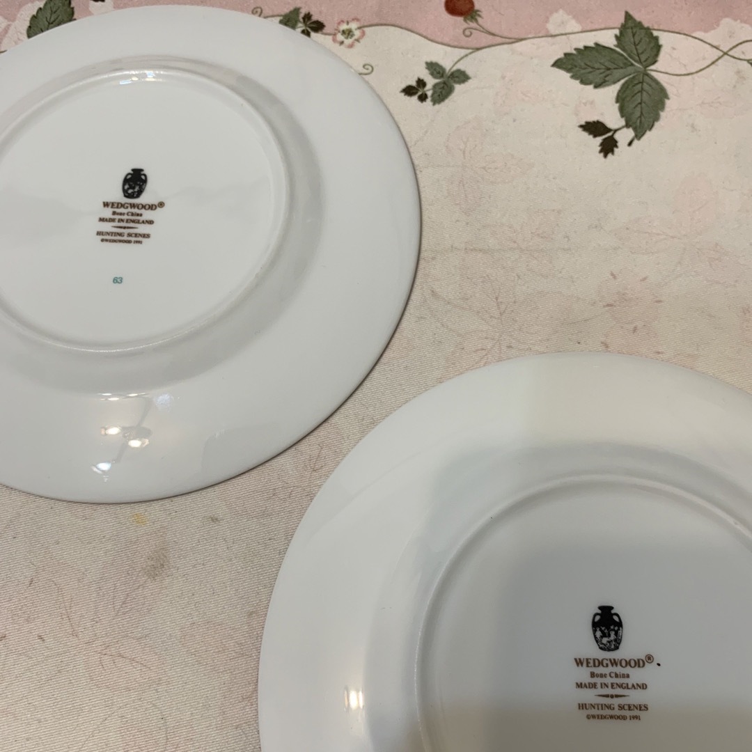 WEDGWOOD - ウェッジウッド ハンティングシーン 17.5cmケーキ WEDGWOOD - ウェッジウッド ハンティングシーン 17.5cmケーキ