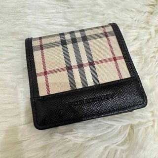 バーバリー(BURBERRY)の極美品★ BURBERRY バーバリー コインケース 小銭入れ ノバチェック(財布)