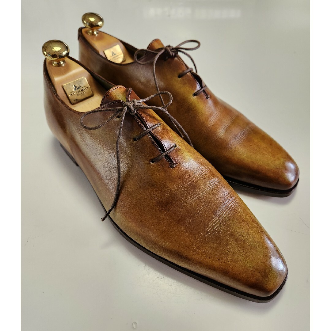 Berluti(ベルルッティ)の【美品】Berluti　アレッサンドロ　デムジュール　茶　パティーヌ　UK8 メンズの靴/シューズ(ドレス/ビジネス)の商品写真