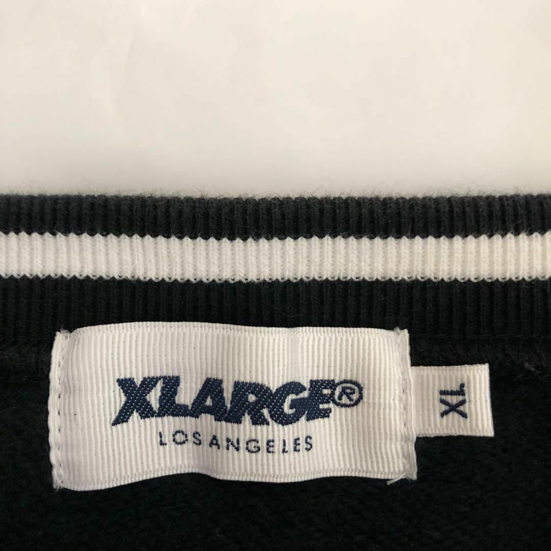 XLARGE(エクストララージ)のX-LARGE エクストララージ　センター刺繍　リブライン　裏起毛　スウェット メンズのトップス(スウェット)の商品写真