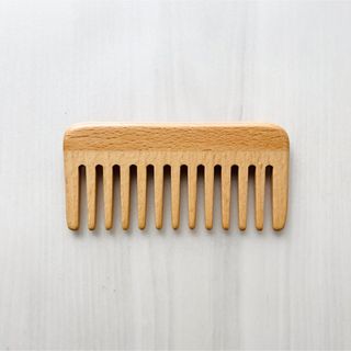 MUJI (無印良品) - 無印良品 くし ブナ材ヘアコーム 木製櫛 クシ