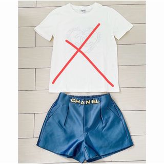 CHANEL - chanel Tシャツ 上下セット M