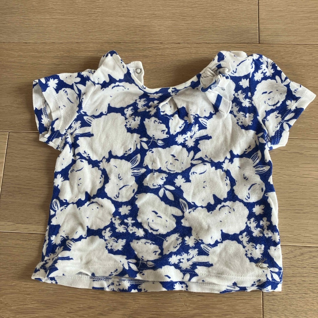 PETIT BATEAU(プチバトー)の13 プチバトー12m74 半袖Tシャツ【三点おまとめ¥1500】 キッズ/ベビー/マタニティのベビー服(~85cm)(Ｔシャツ)の商品写真