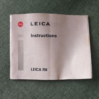 ライカ(LEICA)のLEICA R8 使用説明書 ライカ R8 説明書 一眼レフ(フィルムカメラ)