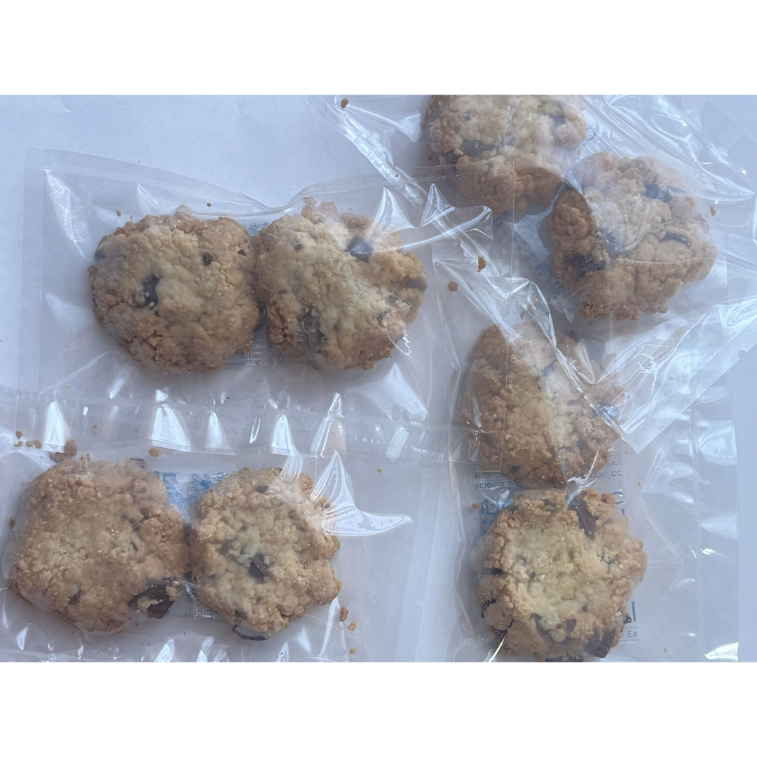クッキー2種　計12袋　無農薬ミントと自家製ピールのクッキー　チョコクッキー 食品/飲料/酒の食品(菓子/デザート)の商品写真