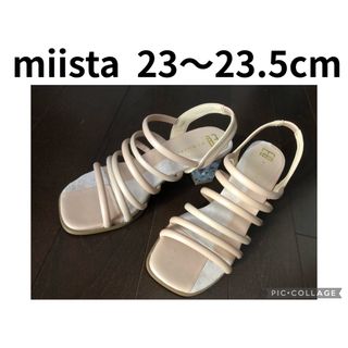 ミスタ(miista)のmiista ミスタ サンダル レディース  未使用 E8 by Miista(サンダル)