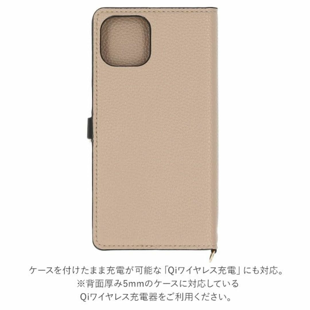 【色: ベージュ】ORFE オルフェ iphone 手帳型ケース スマホケース  スマホ/家電/カメラのスマホアクセサリー(その他)の商品写真